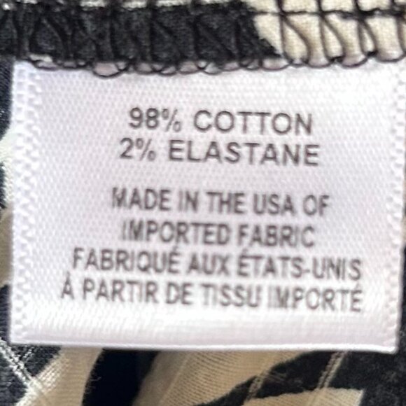 MISA Los Angeles Margarita Dress Black White Floral Smocked Puff Sleeve Midi M - Picture 10 of 10